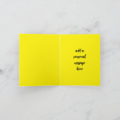 思い出のカード　犬と夕焼け カード (内部)