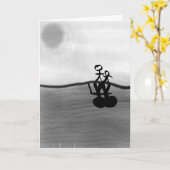 思い出のカード - 親へ カード (黄色い花)