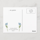 思い出のガールフレンドのポストカード ポストカード (裏面)