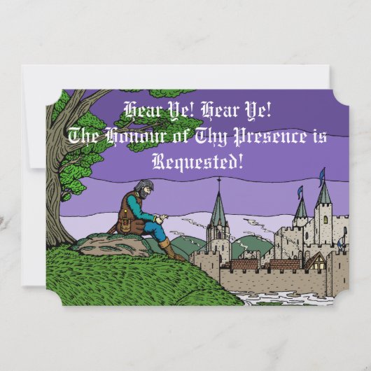 思い出のキャメロット 招待状 (正面)