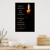 思い出のキャンドル ポスター (キッチン)