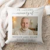 思い出のコラージュ写真を愛するミニマルな葬儀 クッション (ブランケット)