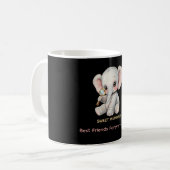 思い出のゾウ マグカップ(名入れ可能) コーヒーマグカップ (正面左)
