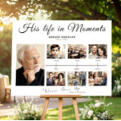 思い出のタイムライン ポスター ギフト 印刷 男性用