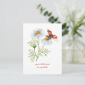 思い出のデイジーとかわいいコバチ ポストカード (スタンド正面)
