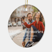 思い出のバケーション | 懐かしの写真記念品 セラミックオーナメント (左)