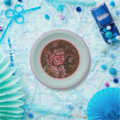 思い出のバラ ペーパープレート (パーティー)