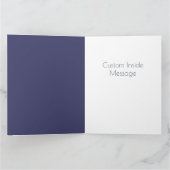 思い出のピンクの植物ローズ カード (内部)