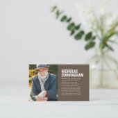 思い出のフォトカードを愛する葬儀記念碑 名刺 (スタンド正面)