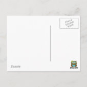 思い出のフクロウのポストカード ポストカード (裏面)