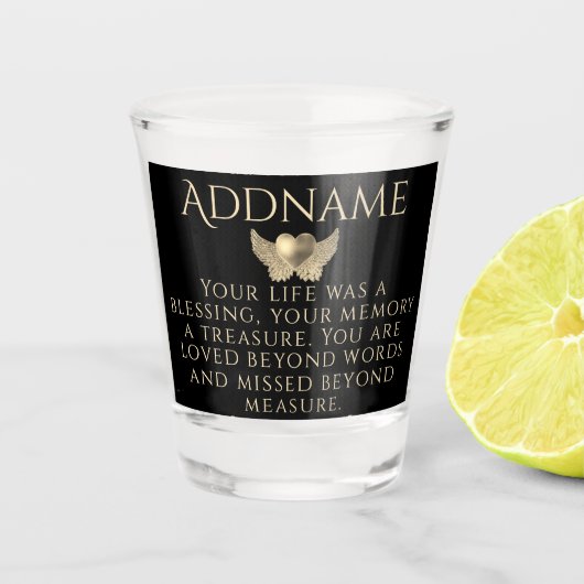 思い出のメッセージを愛して ショットグラス (正面)
