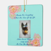 思い出のメモリアル セラミックオーナメント (左)