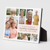 思い出のモダン写真のコラージュを愛して フォトプラーク (側面)