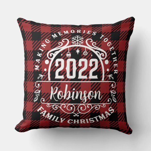 思い出の一緒パーソナライズされた化 クッション (正面)