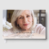 思い出の中で写真を満喫する葬儀 ゲストブック (正面)