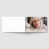 思い出の中で写真を満喫する葬儀 ゲストブック (全面)