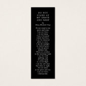 思い出の中で葬儀カード詩カード (裏面)