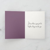 思い出の乾燥花ギフトボックス カード (内部)