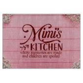 思い出の作られたキッチン カッティングボード (正面)