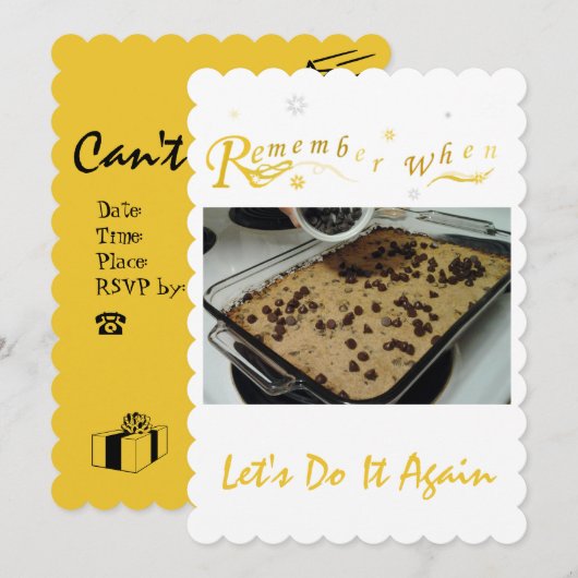 思い出の再現 Let's Do It Again カード by RoseWrites (正面/裏面)