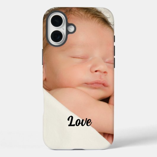 思い出の写真と名前のiPhone/iPadケース Case-Mate iPhoneケース (裏面)
