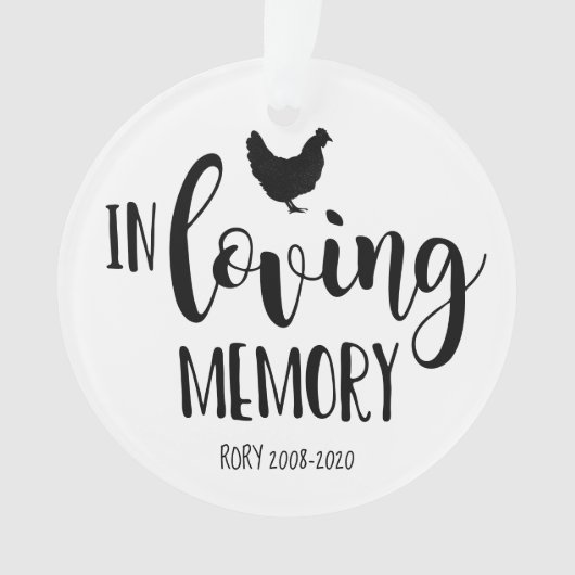 思い出の写真を愛するペットの記憶にふける思い出 オーナメント (正面)