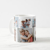 思い出の多い年フォトコラージュ&ハイライト コーヒーマグカップ (正面左)