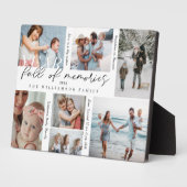 思い出の多い年フォトコラージュ&ハイライト フォトプラーク (側面)