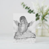 思い出の天使の少女 ポストカード (スタンド正面)