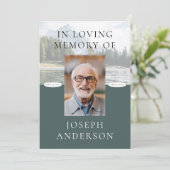 思い出の山々の葬式プログラム プログラム (スタンド正面)