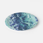 思い出の断片，コバルトとミントで ペーパープレート (アングル)