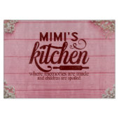 思い出の残るキッチン カッティングボード (正面)