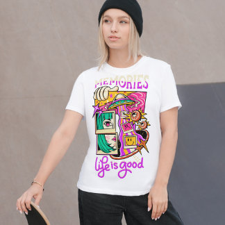 思い出の生活はストリートウェアに最適 Tシャツ