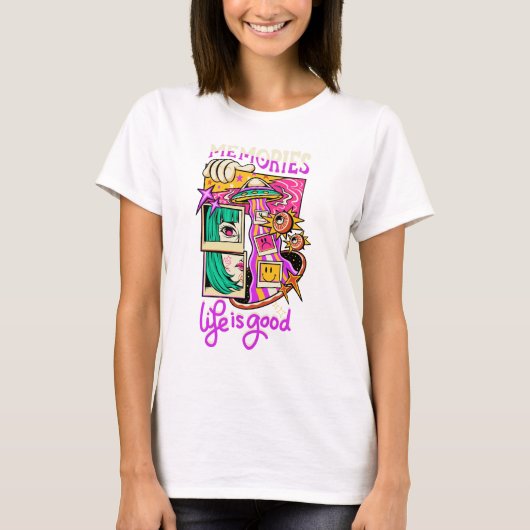 思い出の生活はストリートウェアに最適 Tシャツ (正面)
