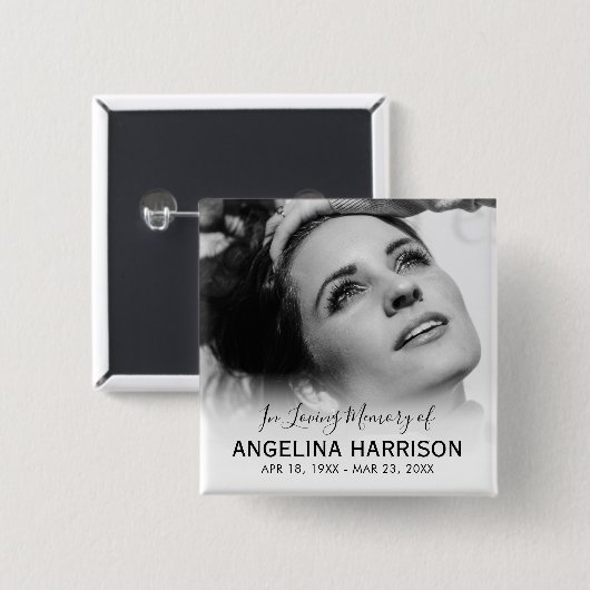 思い出の葬儀で 缶バッジ (正面&裏面)