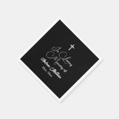 思い出の葬儀を愛しエレガントて スタンダードカクテルナプキン (角)