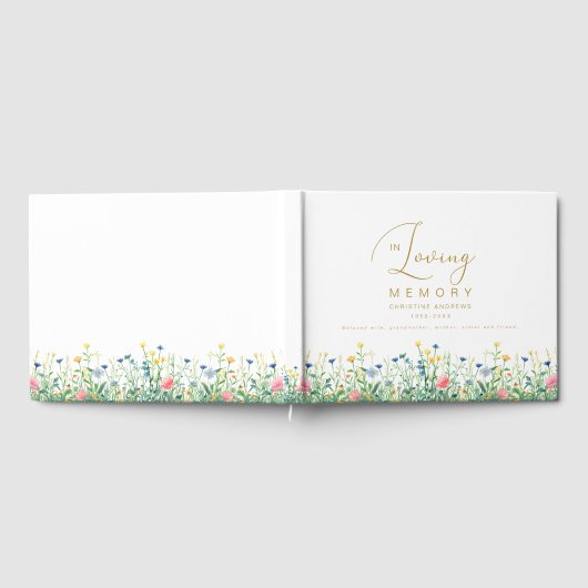 思い出の葬儀を愛するミニマル主義者 ゲストブック (全面)