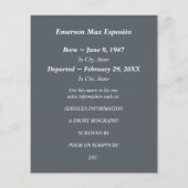 思い出の葬儀サービスを心の中で (裏面)