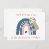 思い出の虹のスローガンポストカード ポストカード (正面/裏面)