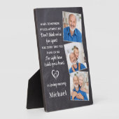 思い出の記念プレート3枚組 フォト 家族 喪失 記念 フォトプラーク (側面)