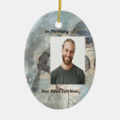 思い出の記念 メモリーカード 野球 スポーツ セラミックオーナメント (正面)