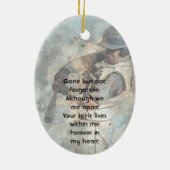 思い出の記念 メモリーカード 野球 スポーツ セラミックオーナメント (裏面)