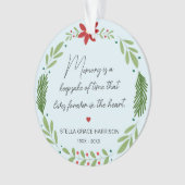 思い出の記憶は緑の記念写真 オーナメント (正面)