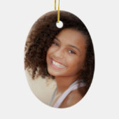 思い出の記憶は緑の記念写真 セラミックオーナメント (裏面)