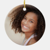 思い出の記憶は緑の記念写真 セラミックオーナメント (裏面)