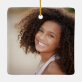 思い出の記憶は緑の記念写真 セラミックオーナメント (裏面)