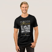 思い出の追悼フォトTシャツ トライブレンドＴシャツ (正面全面)