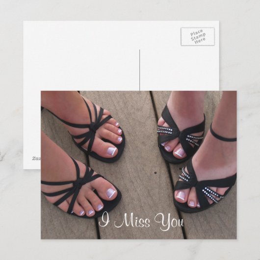 思い出の靴 ハガキ ポストカード (正面/裏面)
