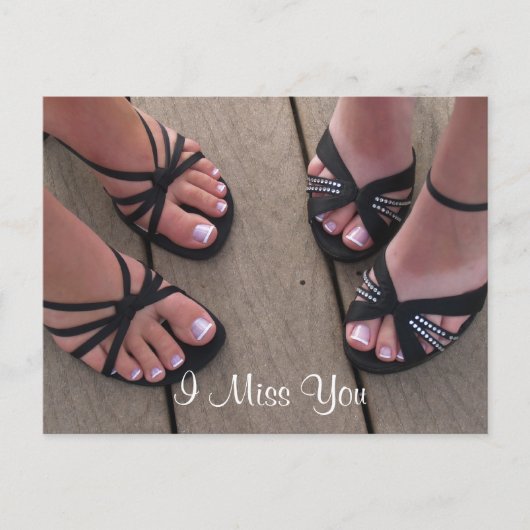 思い出の靴 ハガキ ポストカード (正面)