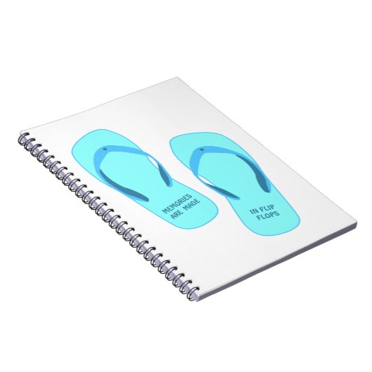 思い出はビーチサンダル、夏のデザイン ノートブック (右側)